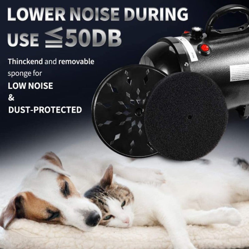 2-In-1 Adjustble 3 Gear Pet Hair Dryer/Groomer
