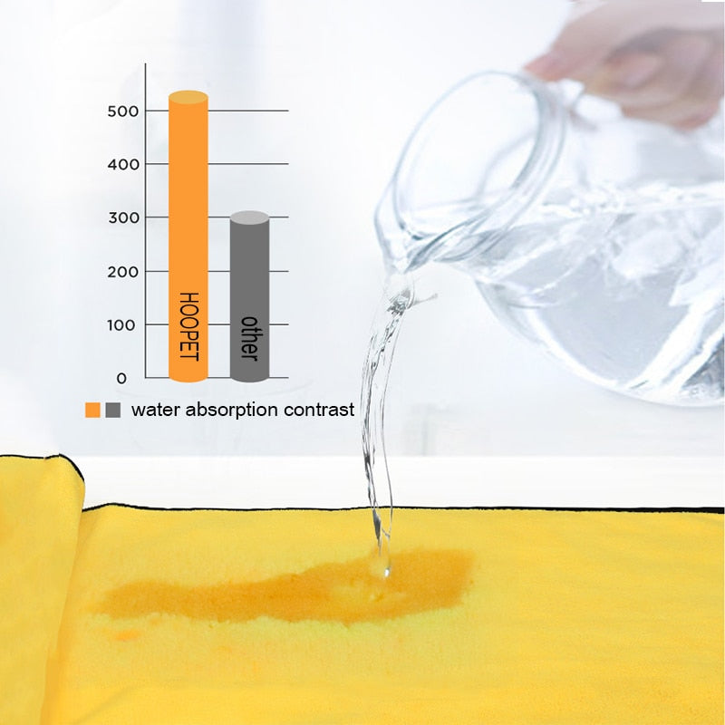 HOOPET Fast Dry Pet Bath Towel