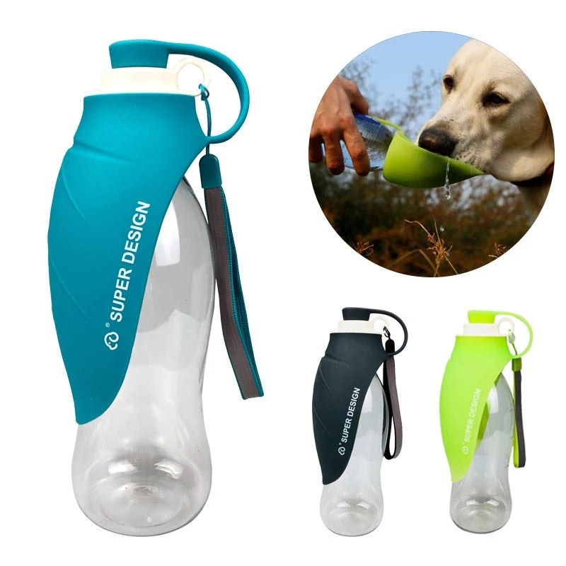 Portable Bottle Outdoor Pet Drinking Dispenser