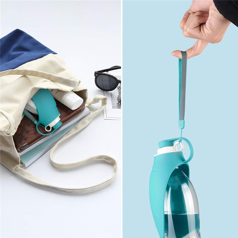 Portable Bottle Outdoor Pet Drinking Dispenser