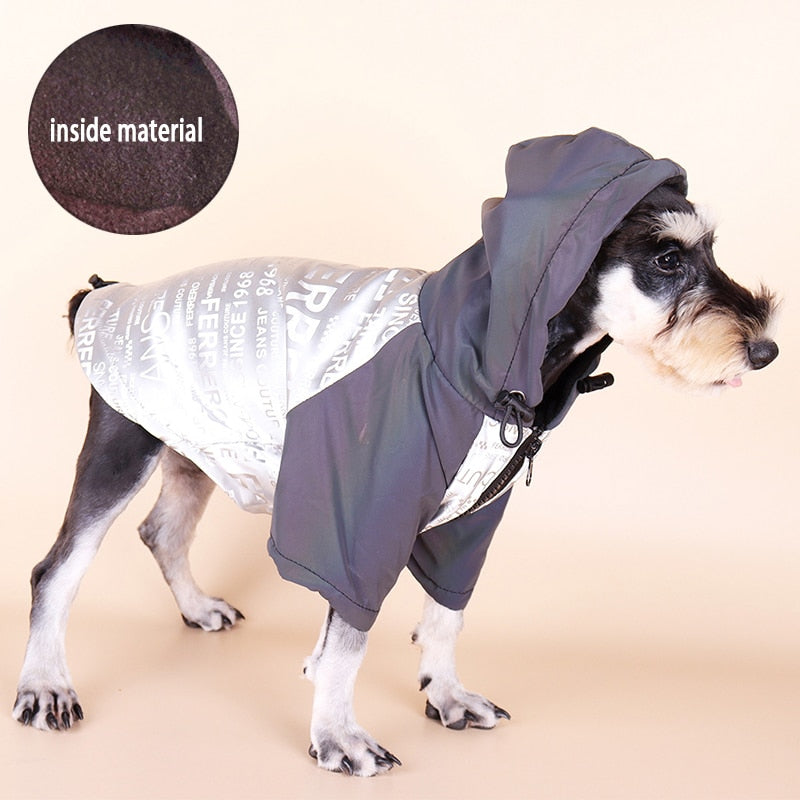 Cool Colorful Fashion Reflective Waterproof Pet Clothes