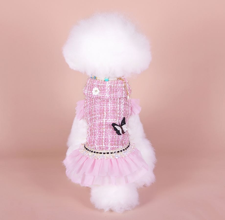 Warm Pet Princess Winter Dress