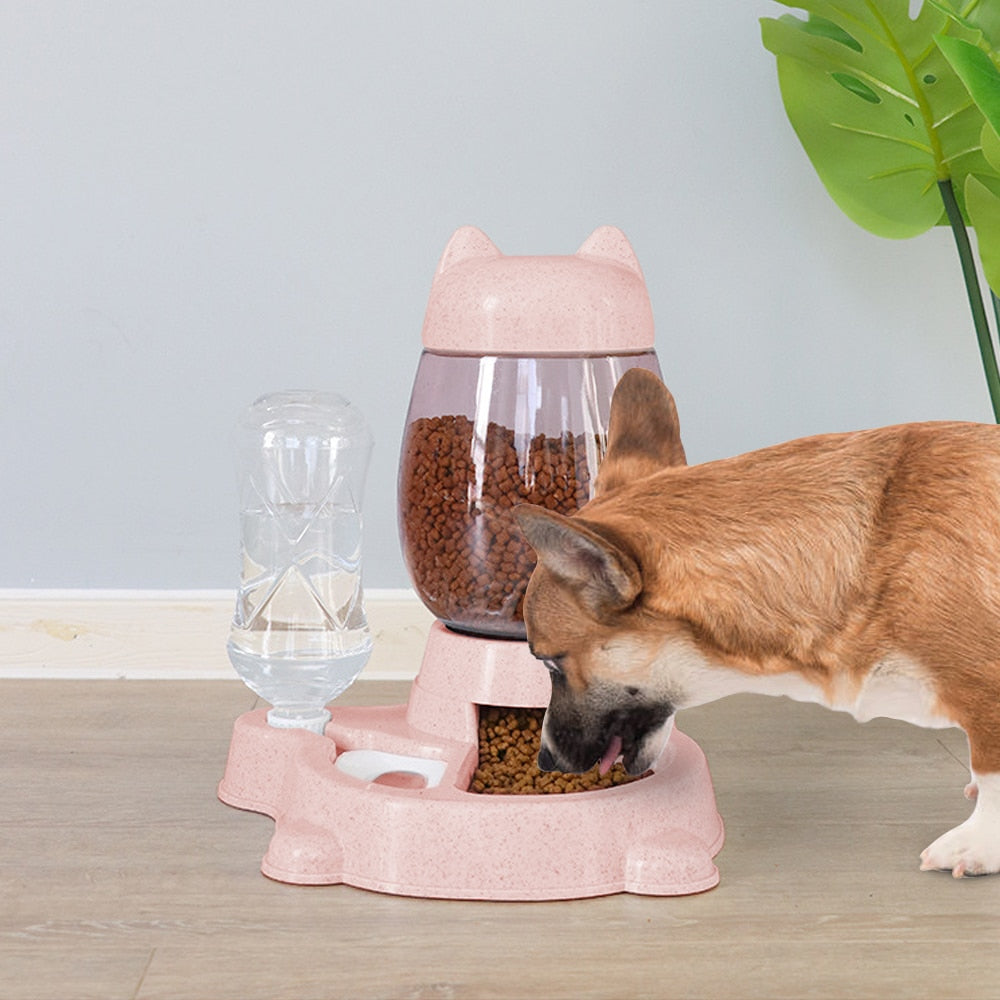 2 IN 1 Automatic Pet Water And Food Dispenser