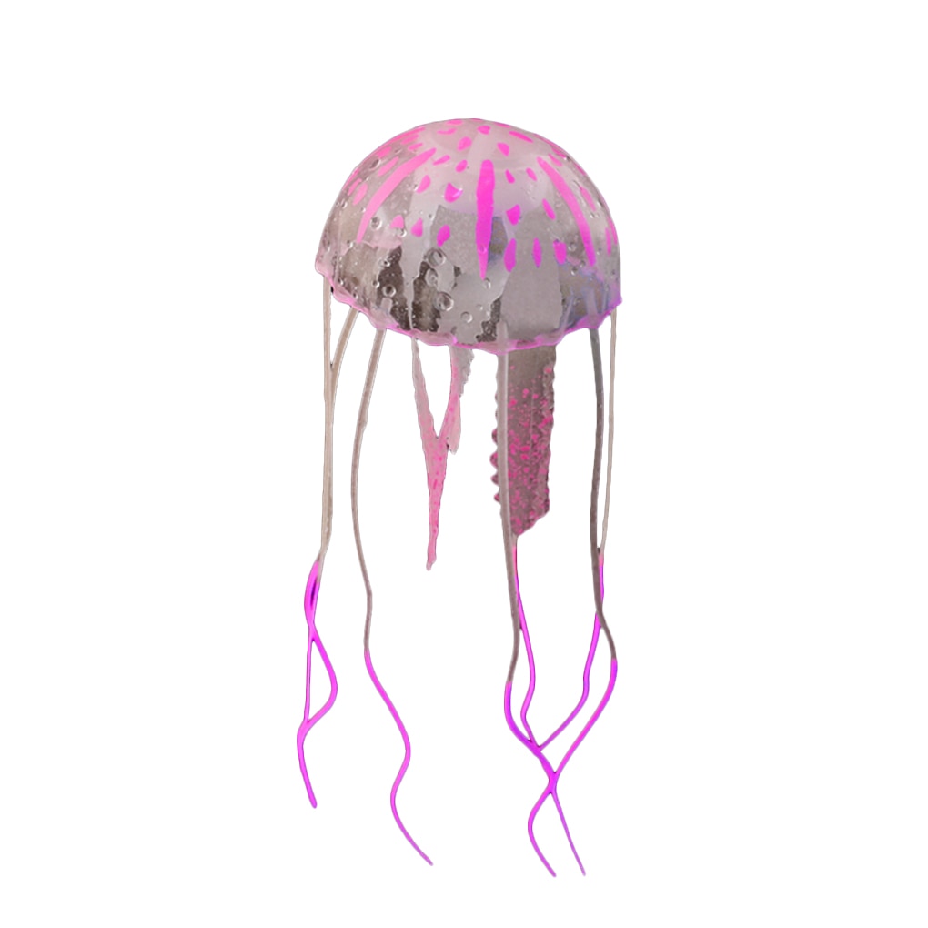 Colorful Artificial Glowing Effect Jellyfish Aquarium Decor Mini Submarine Ornament Decoration Aquatic Pet Supplies