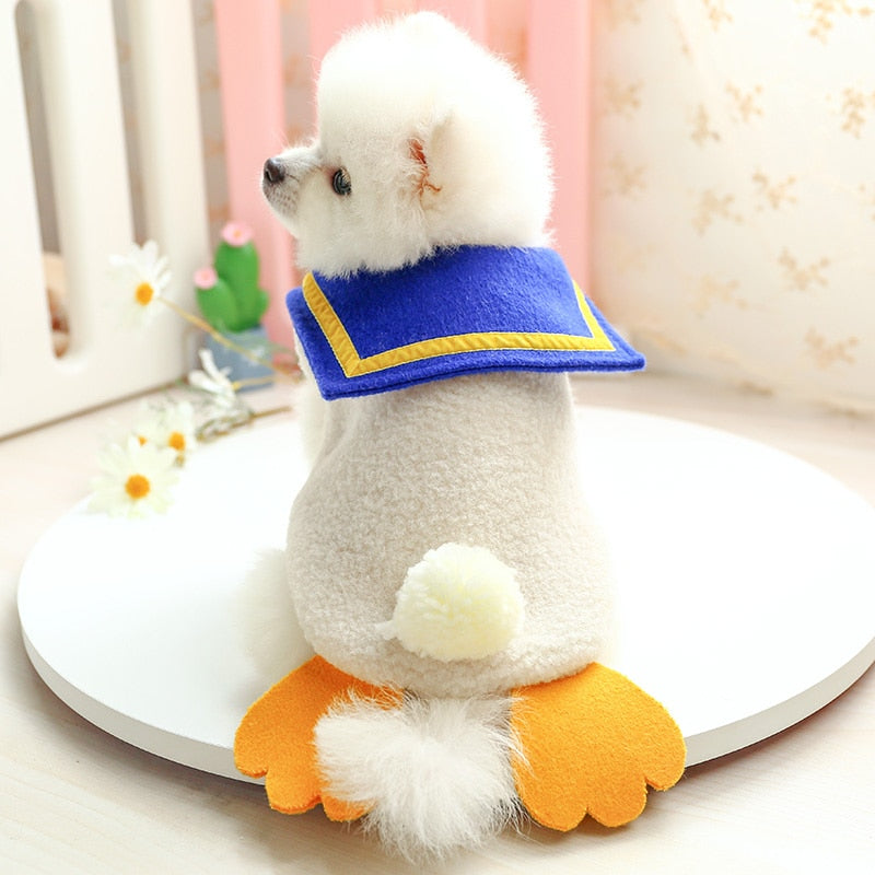 Cute Duck Vest Pet Costume