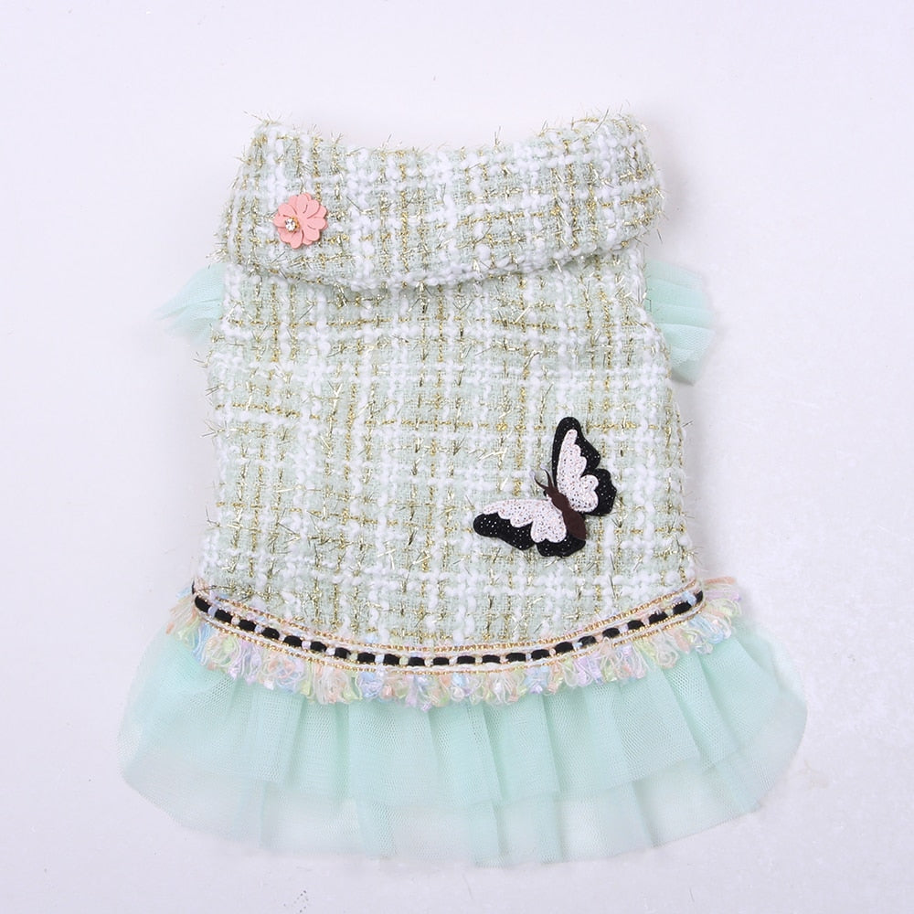 Warm Pet Princess Winter Dress