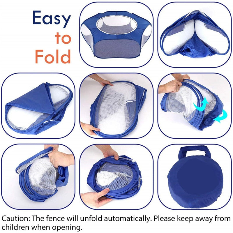 Folding Portable Small Pet Playpen