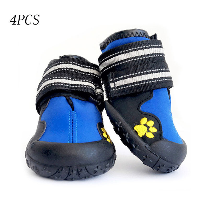 4PCS/set Sport Dog Non-Slip Waterproof Running Sneakers