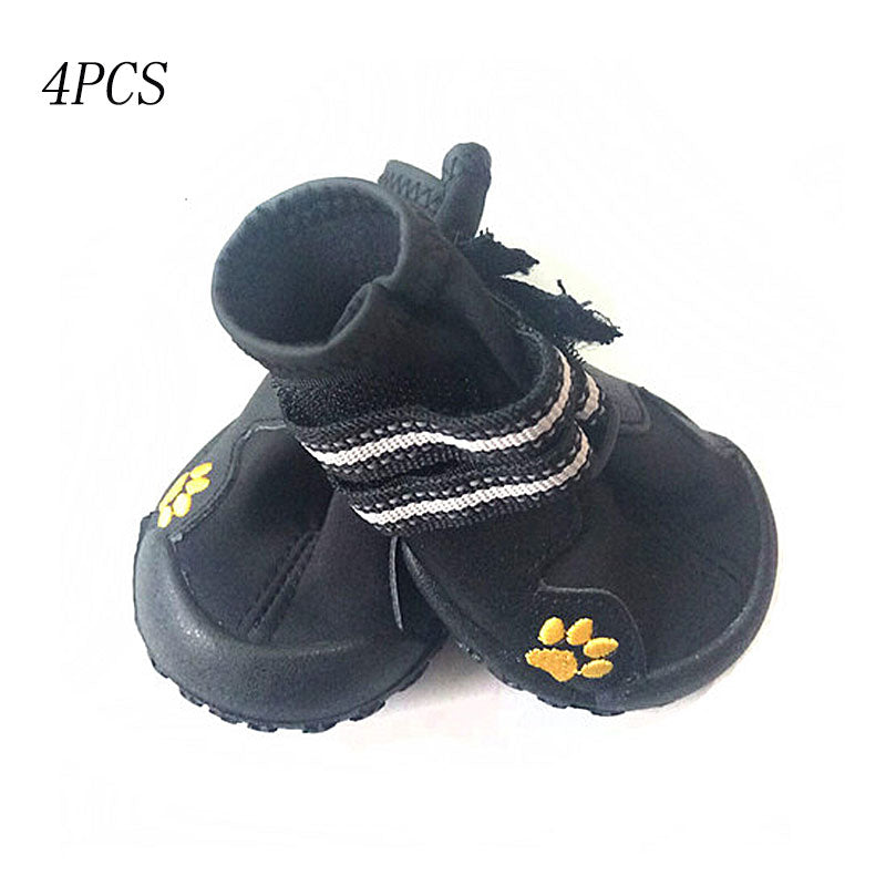 4PCS/set Sport Dog Non-Slip Waterproof Running Sneakers