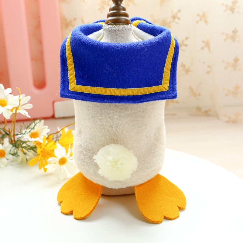 Cute Duck Vest Pet Costume