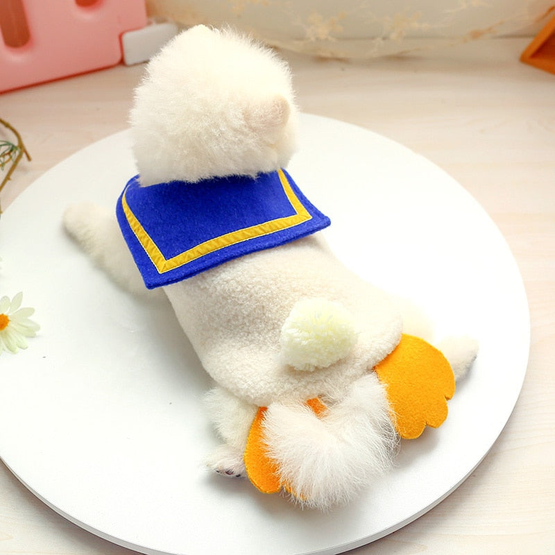 Cute Duck Vest Pet Costume