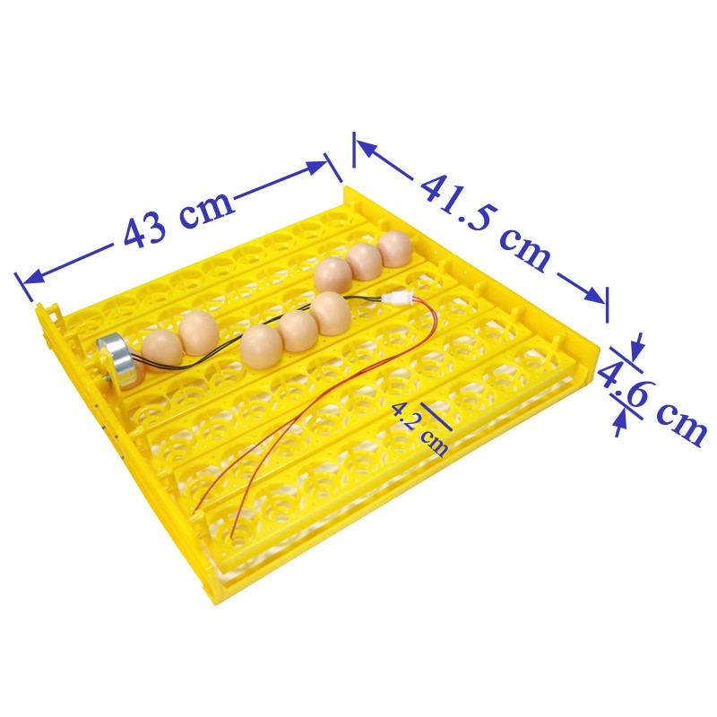 New 63 Eggs Incubator Turn Tray Poultry Incubation Equipment Chickens Ducks And Other Poultry Incubator Automatically Turn Eggs