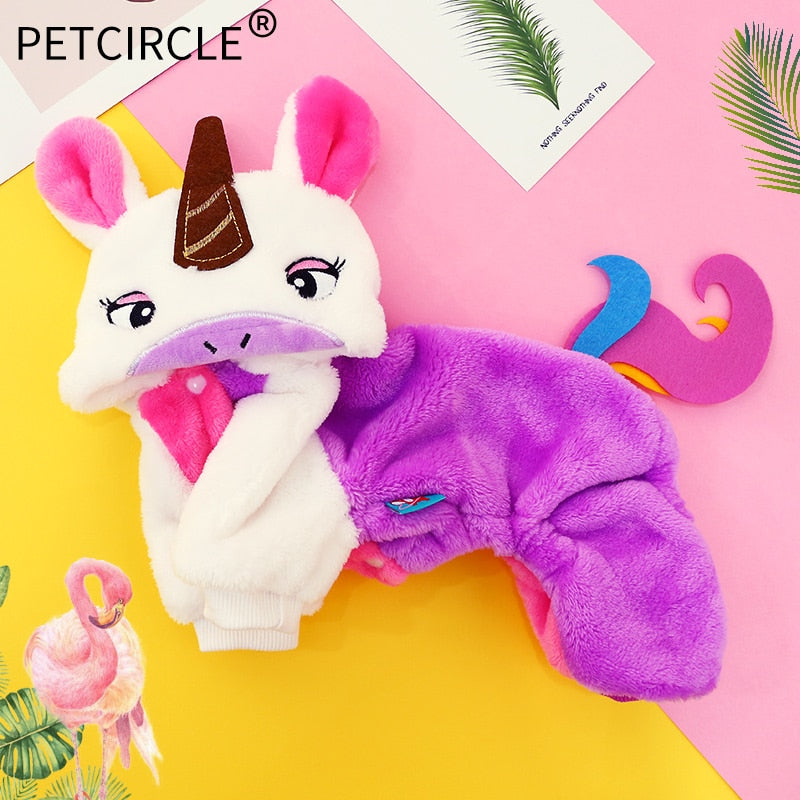 PETCIRCLE Dog/Cat Rainbow Unicorn Dress