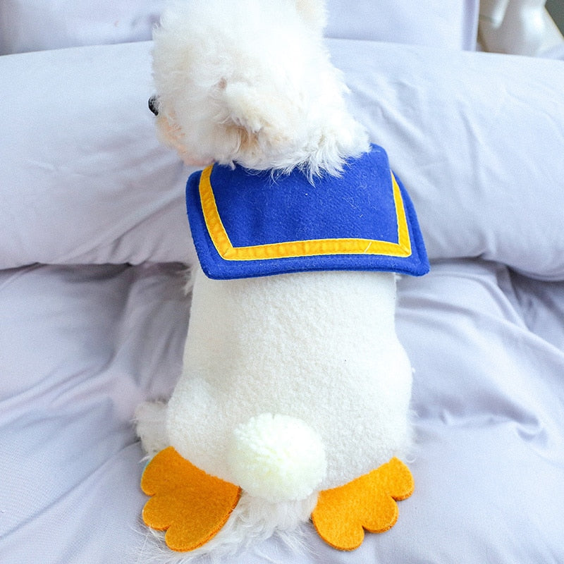 Cute Duck Vest Pet Costume