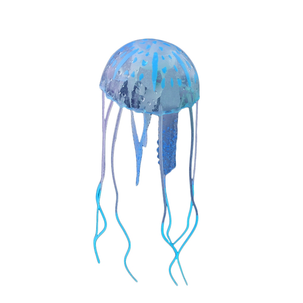 Colorful Artificial Glowing Effect Jellyfish Aquarium Decor Mini Submarine Ornament Decoration Aquatic Pet Supplies