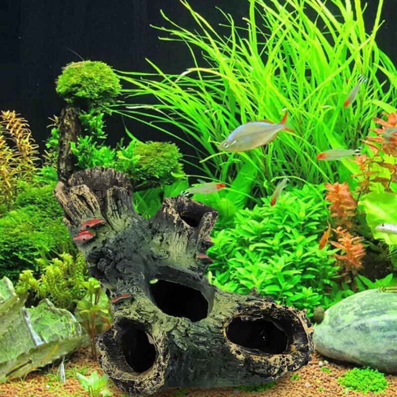 Hiding Rockery Mountain Cave Aquarium Decoration