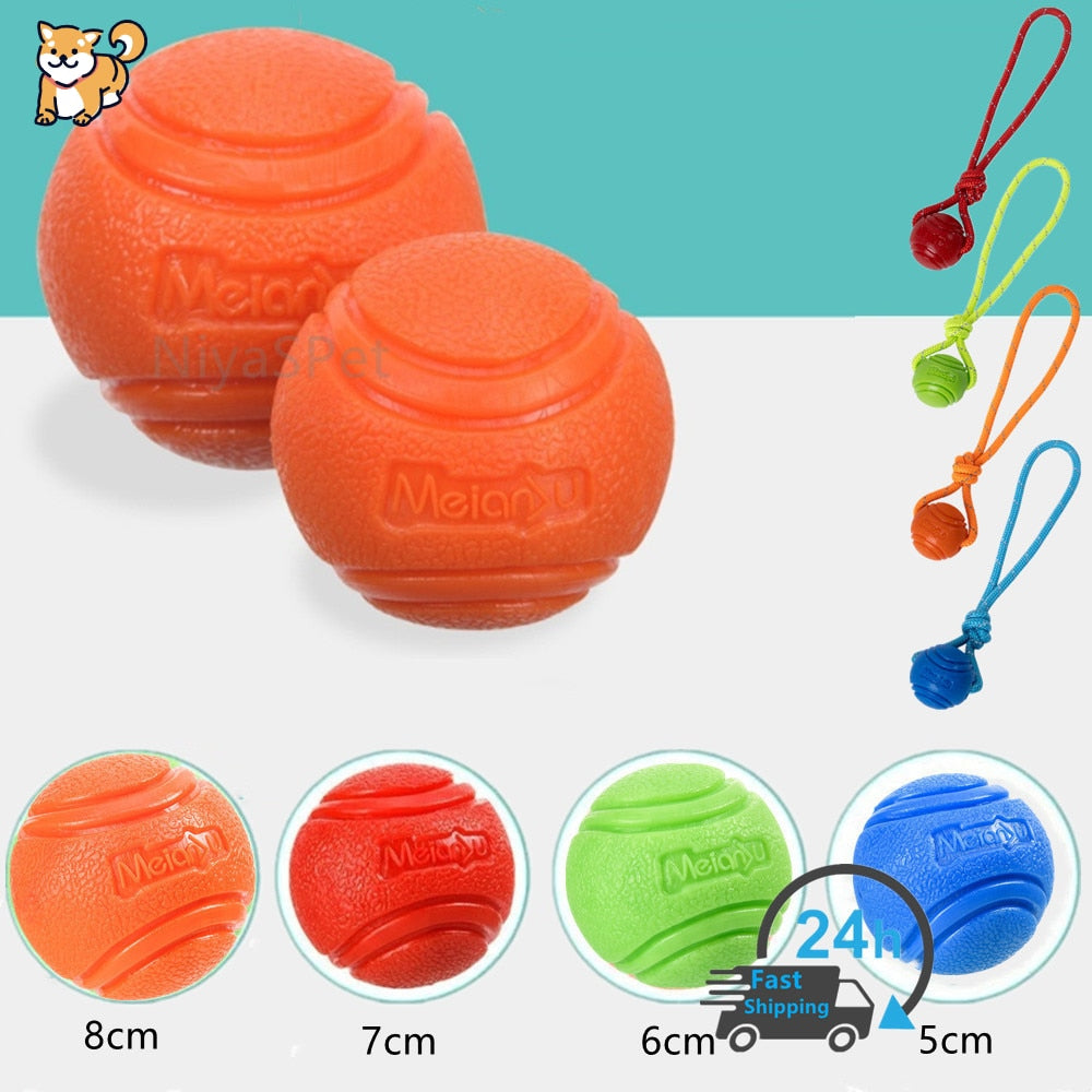 Interactive Indestructible Bouncy Dog Ball