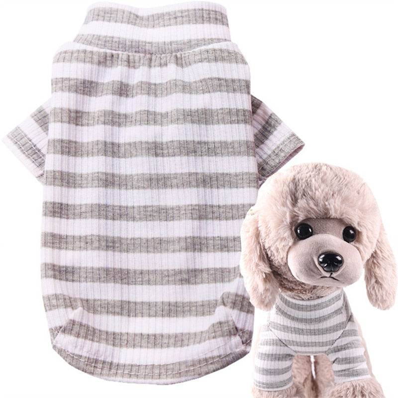 Warm Knitted Classic Striped Pet Hoodies