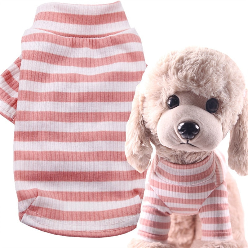 Warm Knitted Classic Striped Pet Hoodies