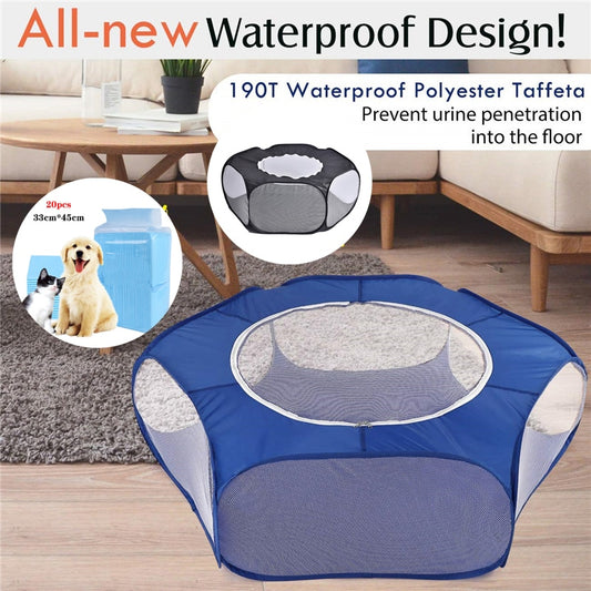 Folding Portable Small Pet Playpen