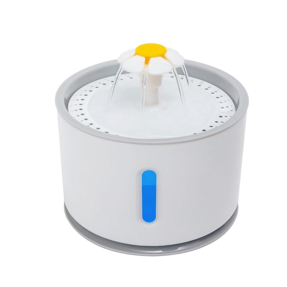 USB, 2.4L Automatic Pet Water Fountain With LED Electric Mute