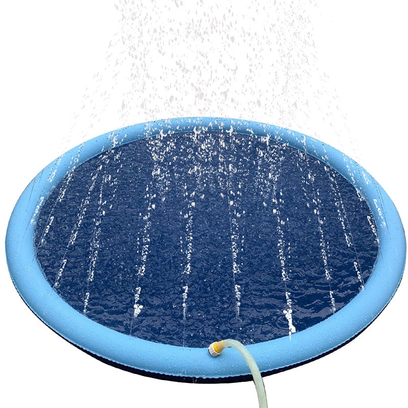 Cooling Dog Sprinkler Play Pad