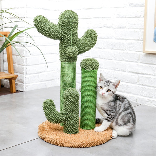 Scratching Climbing Tree Post with ball