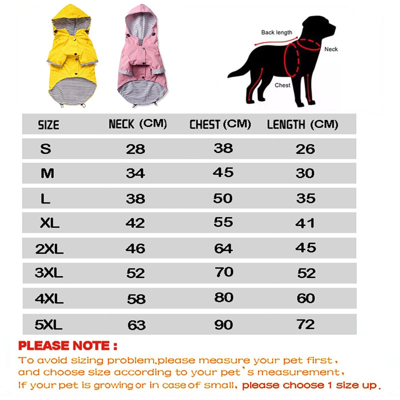 Waterproof Pet Jacket f