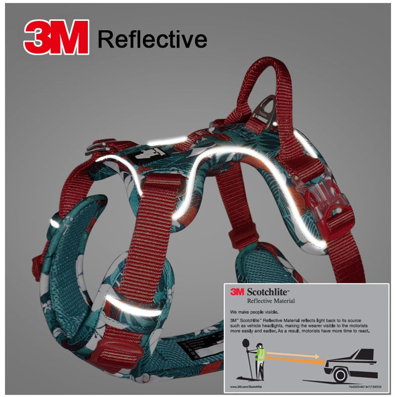 Adjustable Explosion-proof Reflective Dog Harness