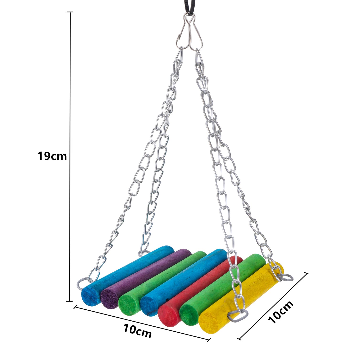 Bird Swing Set Ladder and Toys