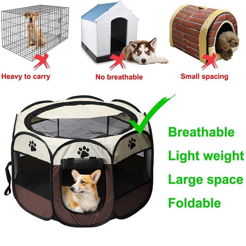 Folding Portable Indoor Waterproof Playpen