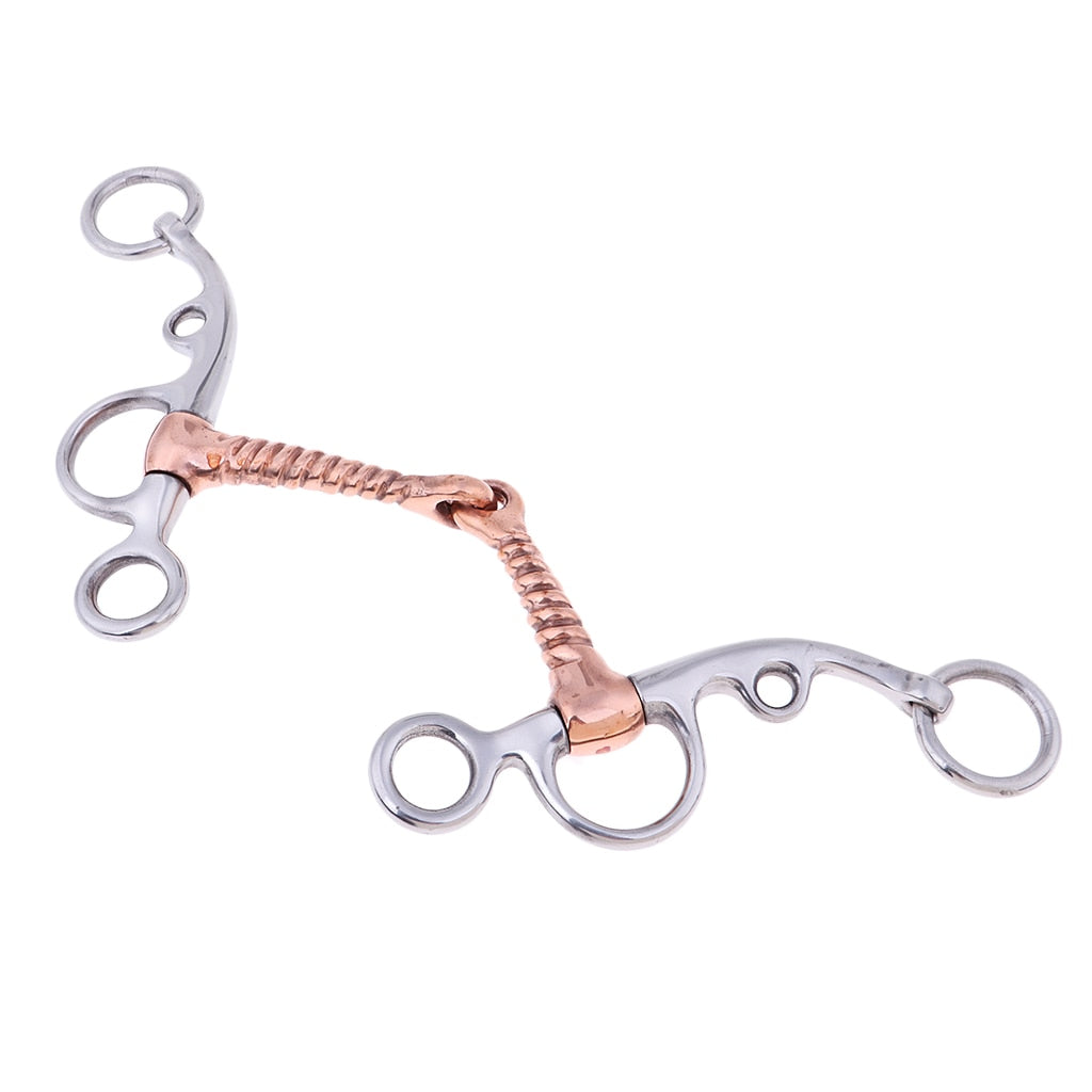 5inch Copper Training Snaffle Bit