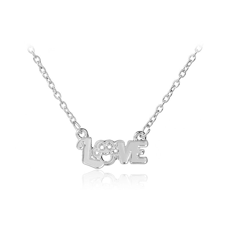 Memorial Pet Paw Necklace