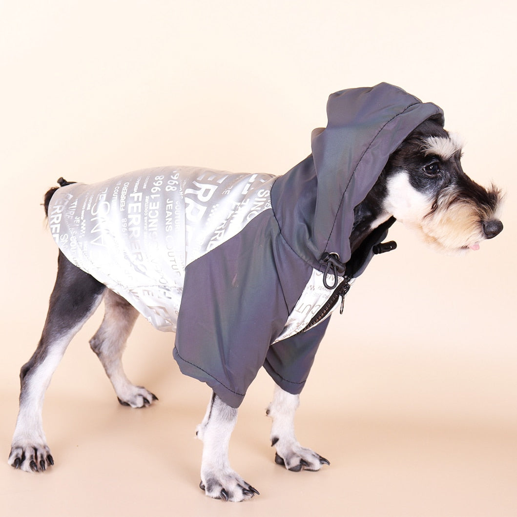 Cool Colorful Fashion Reflective Waterproof Pet Clothes