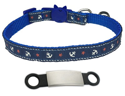 Adjustable Safety Breakaway Personalized Pet Collar