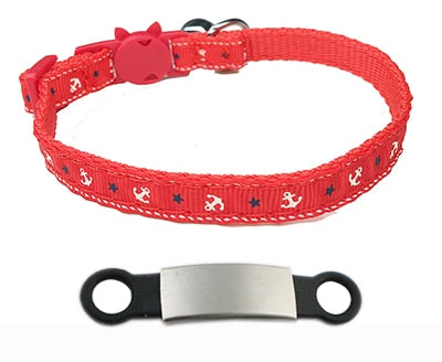 Adjustable Safety Breakaway Personalized Pet Collar