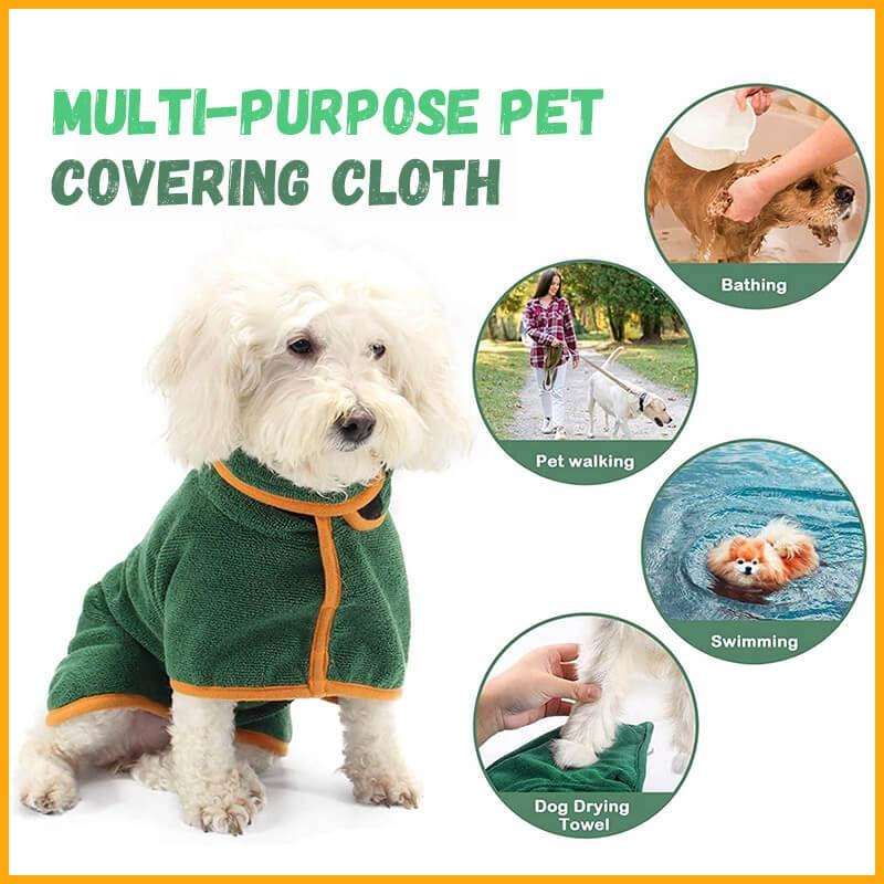 Absorbent Pet Drying Bathrobe