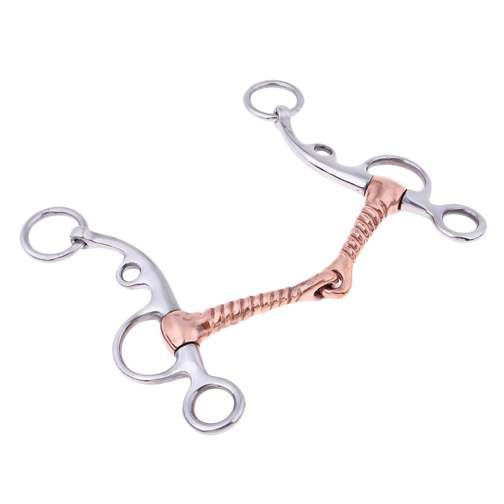 5inch Copper Training Snaffle Bit