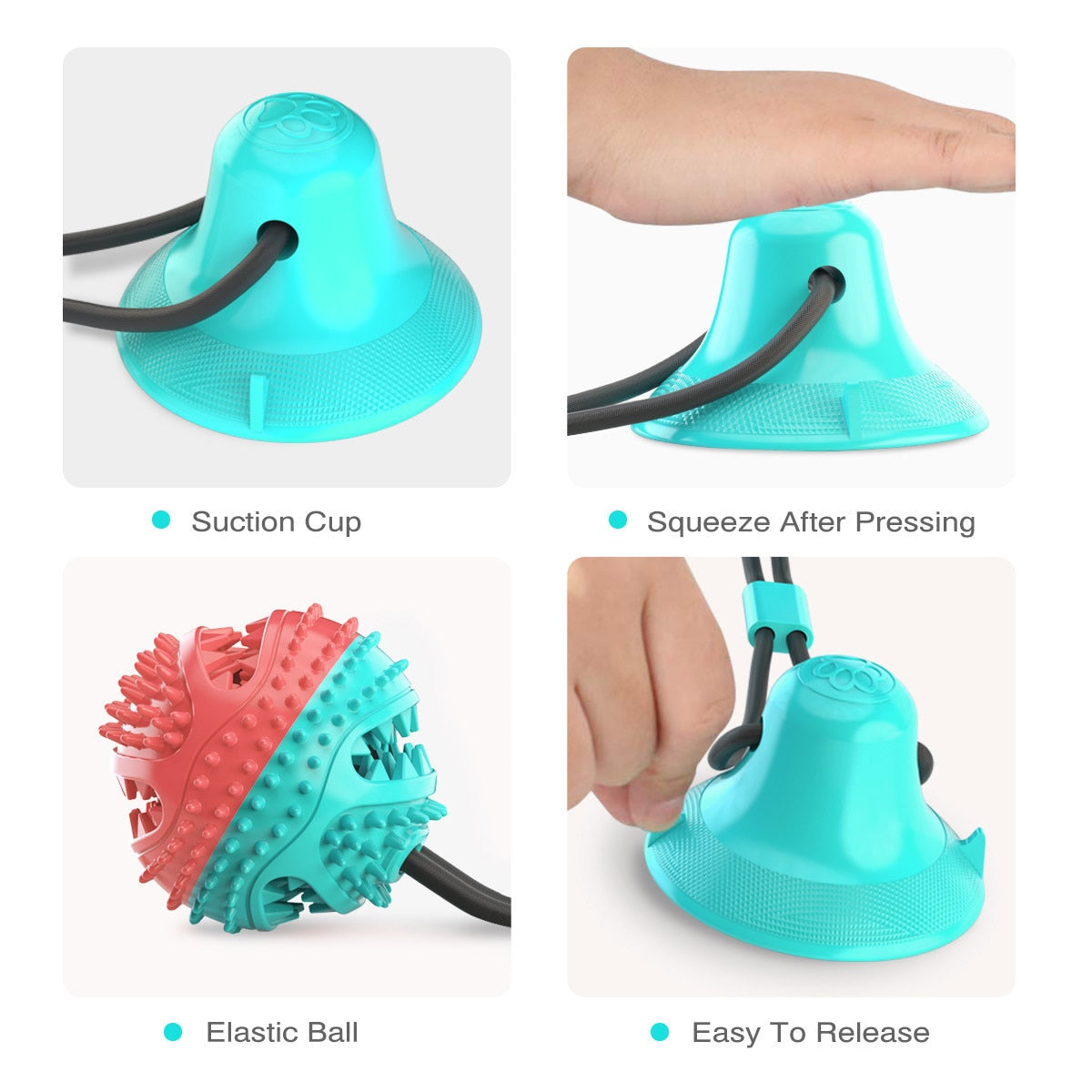 Indestructible Dog Toy Food Dispenser