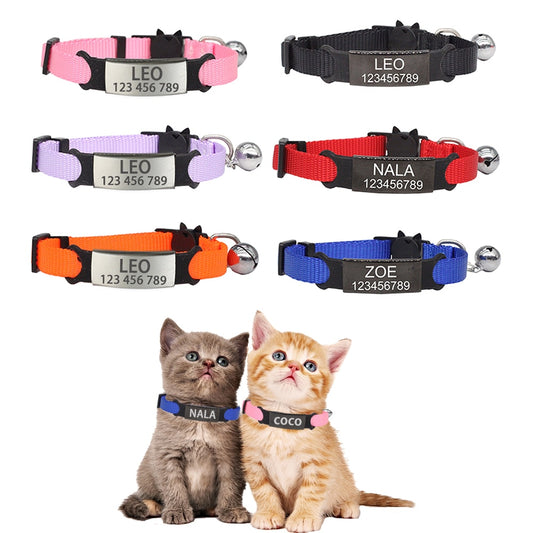 Adjustable Safety Breakaway Personalized Pet Collar