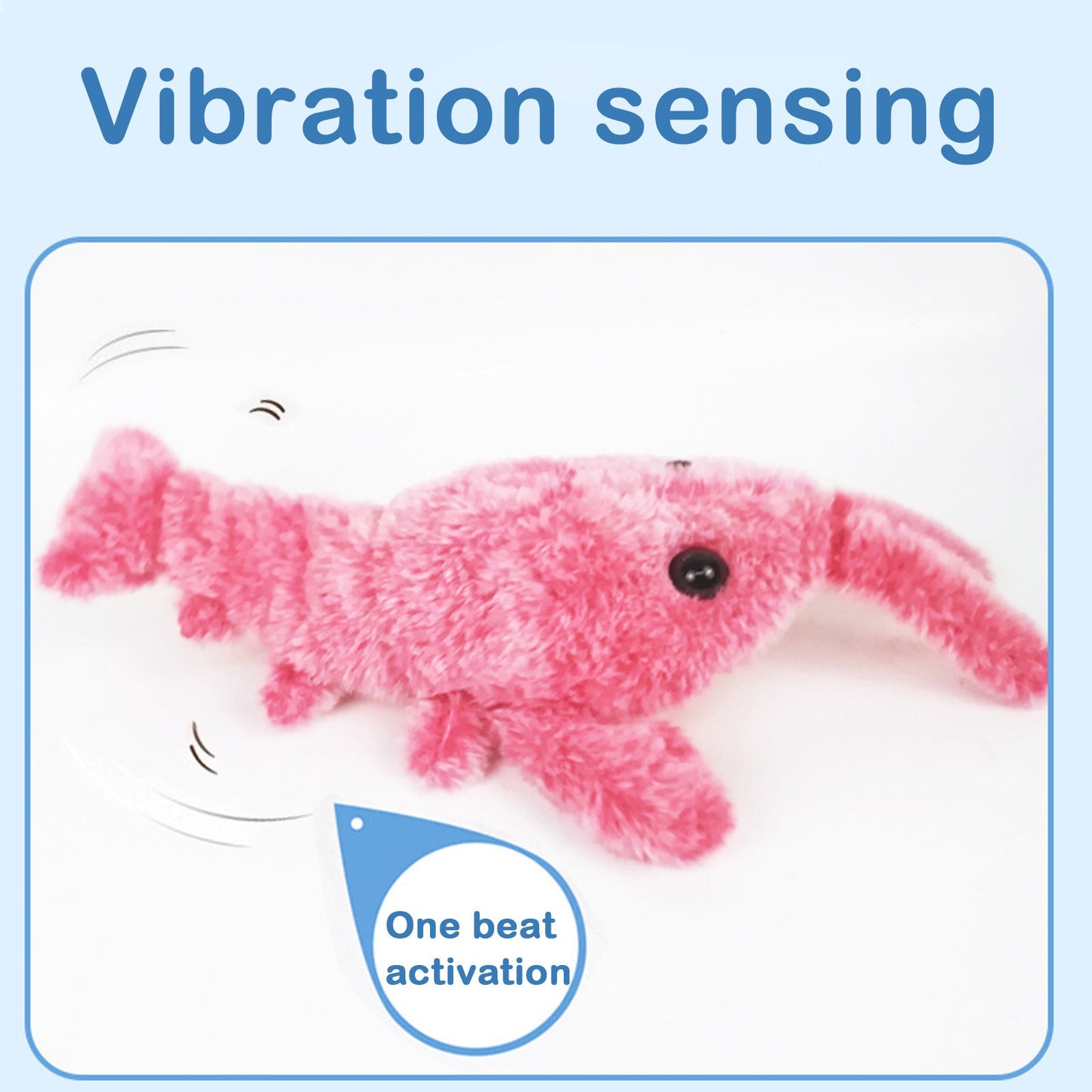 Stimulating Electric jumping Shrimp Cat or Dog toy