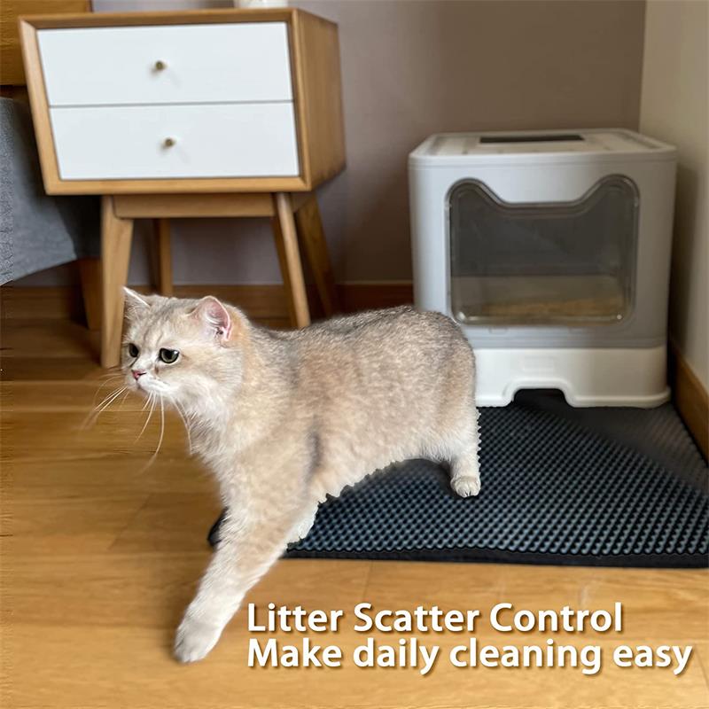 Waterproof Double layer Non-slip Washable Litter/Feeder Cat Mat