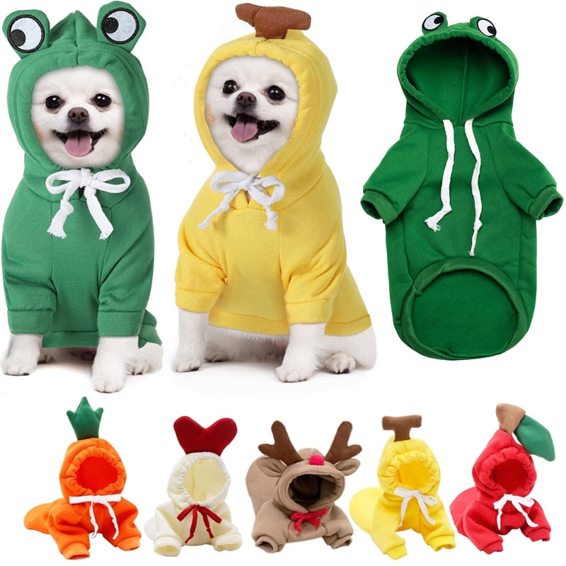 Warm Hooded Pet Sweatshirt