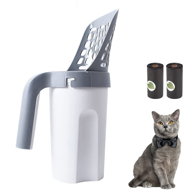 Cat Litter Scoop Self-cleaning Cat Litter Box Shovel