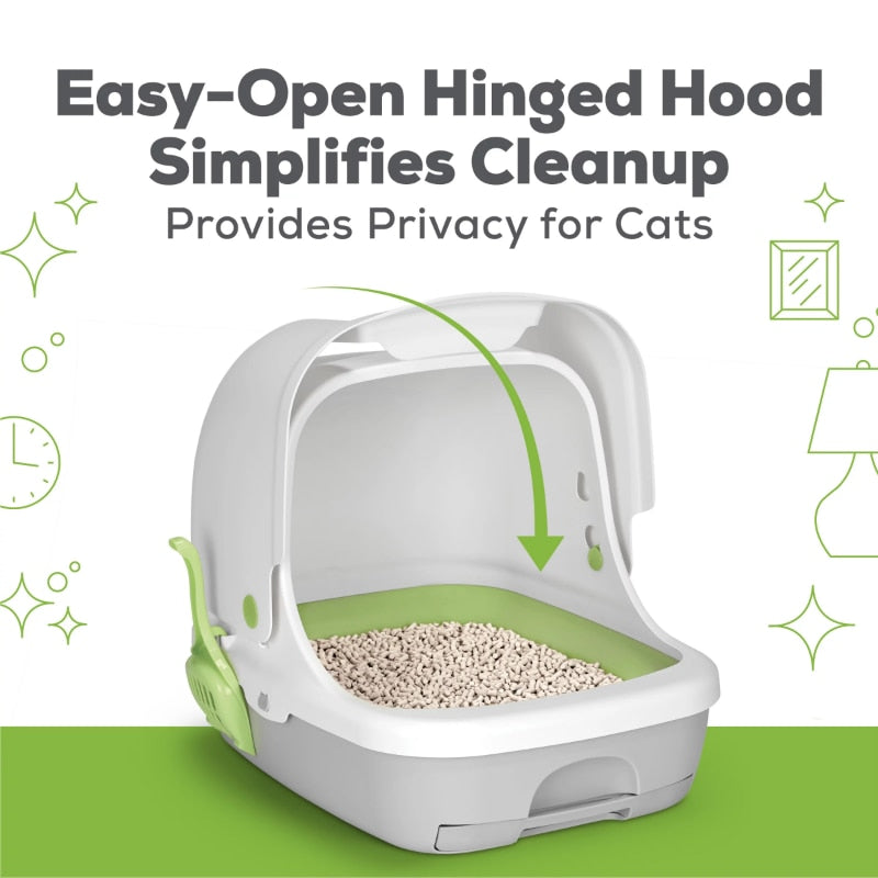 Breeze Hooded System Starter Kit Litter Box,