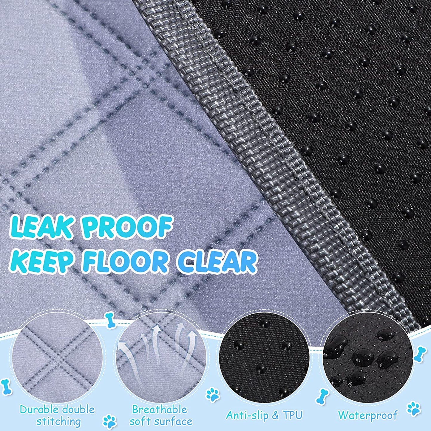 Reusable Pet Training Pee Pad 4 Layer Super Absorbent