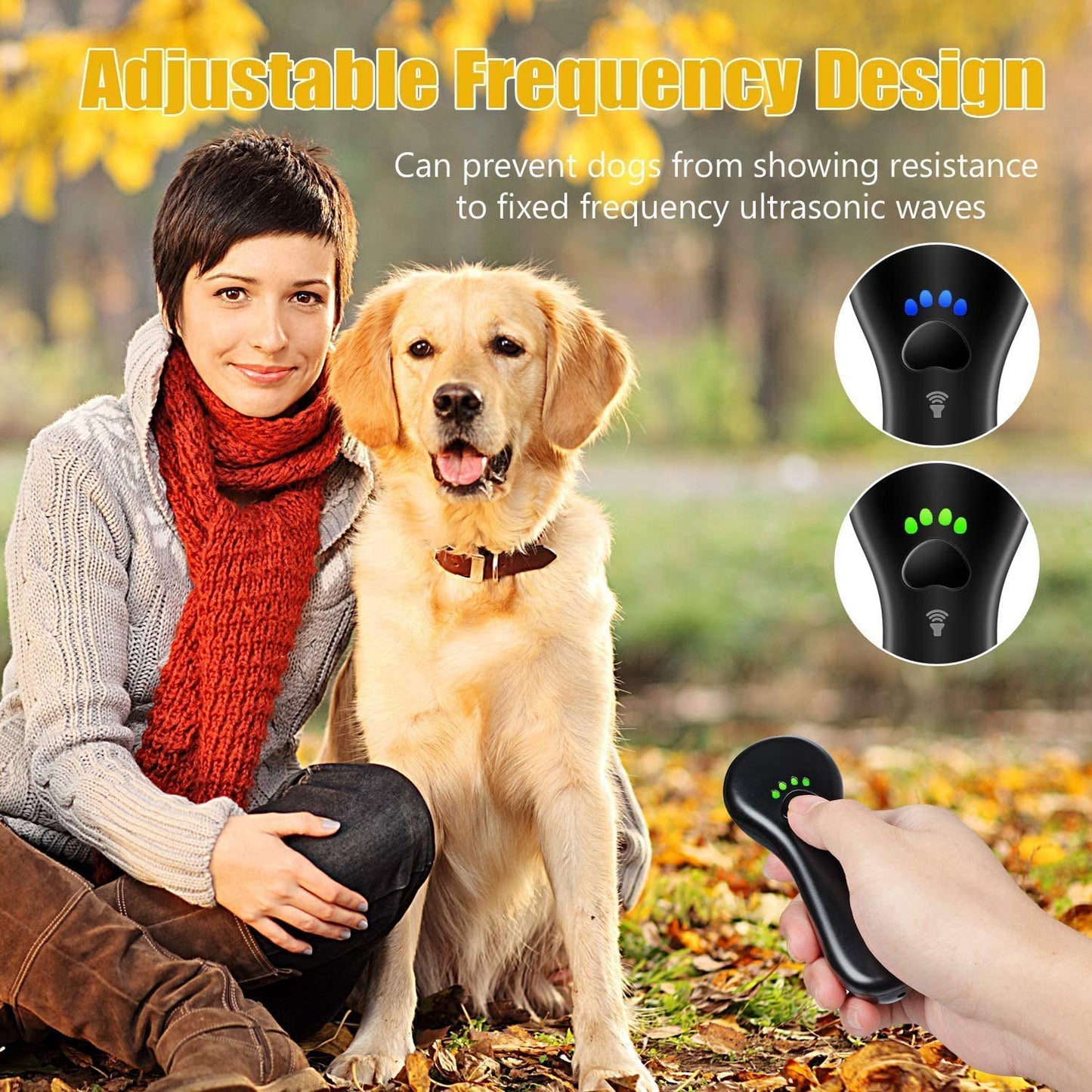 Ultrasonic Rechargeable Anti-Barking Training Device