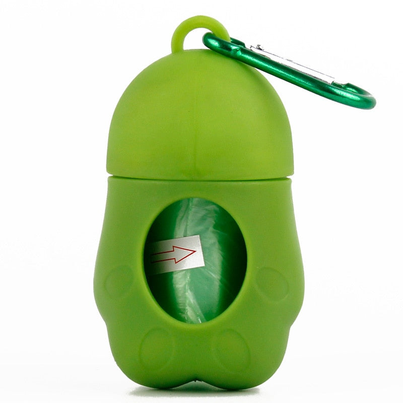 Dog Poop Bag Carrier Dispenser Set