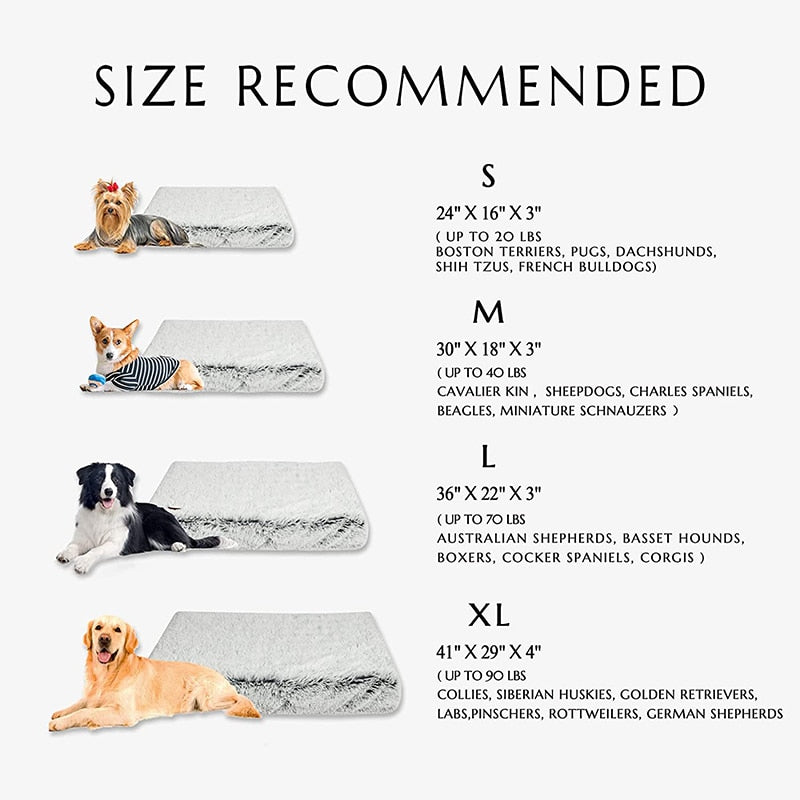 Plush Super Soft Calming Pet Bed