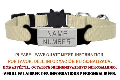 Adjustable Safety Breakaway Personalized Pet Collar